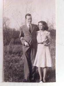 My father, Hugh Riordan, and my mother, Ethel, while they were dating.