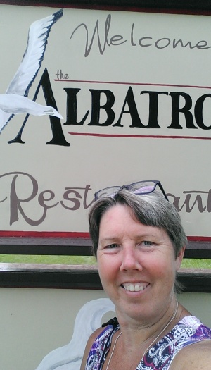 Laura at the Albatross