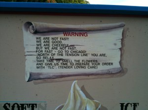 Sign at the Albatross